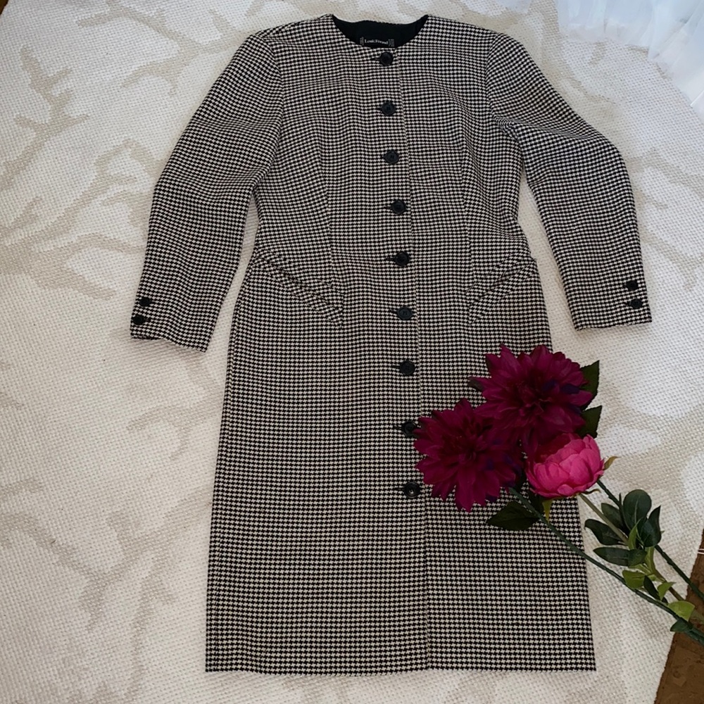 Vintage 80’s Louis Feraud coat/dress Size L